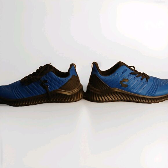 Charly Falcon 9- Wide-Width Running  Men’s Shoe Blue/Black  NEW VERY NICE